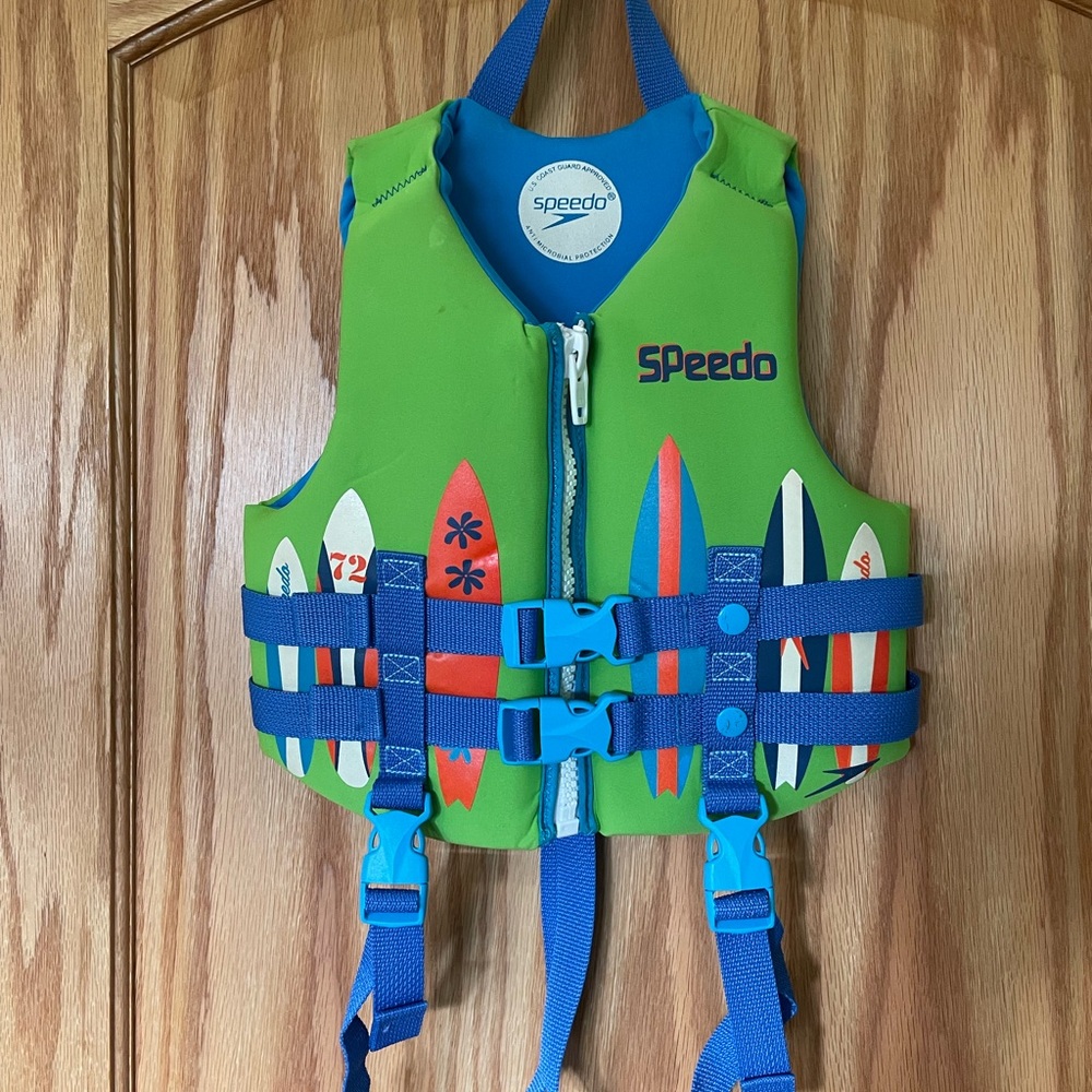 Speedo child life jacket water flotation aid 30-50 lbs children water safety